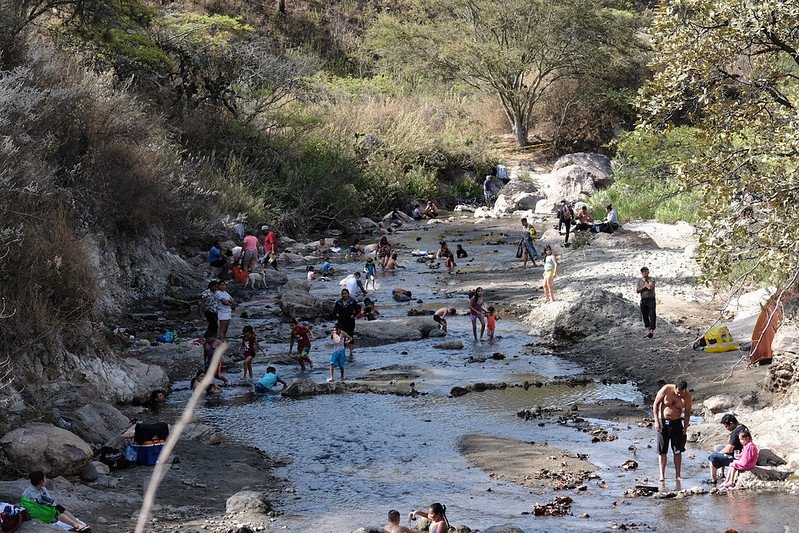 El Río Caliente fue el espacio que presentó una mayor afluencia, debido a las aguas termales