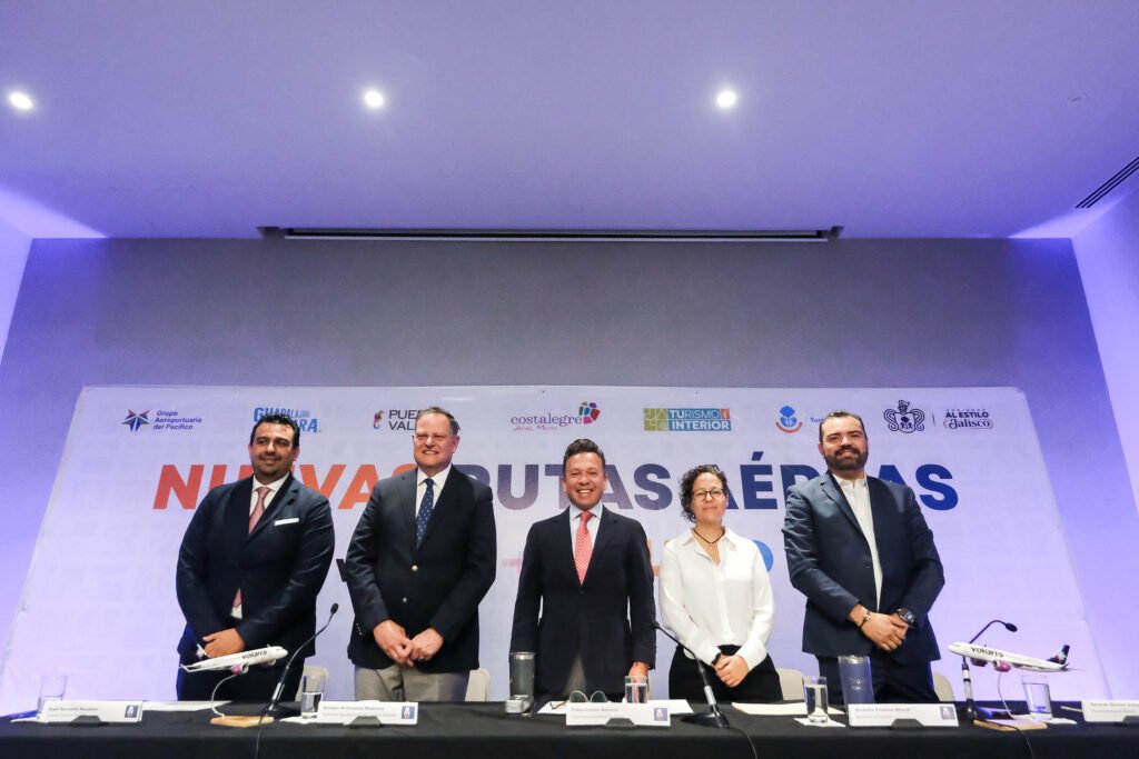 A partir del 1 y 2 de junio de 2026 comenzarán a operar 10 nuevas rutas aéreas desde Guadalajara y Puerto Vallarta, desde la empresa Volaris.