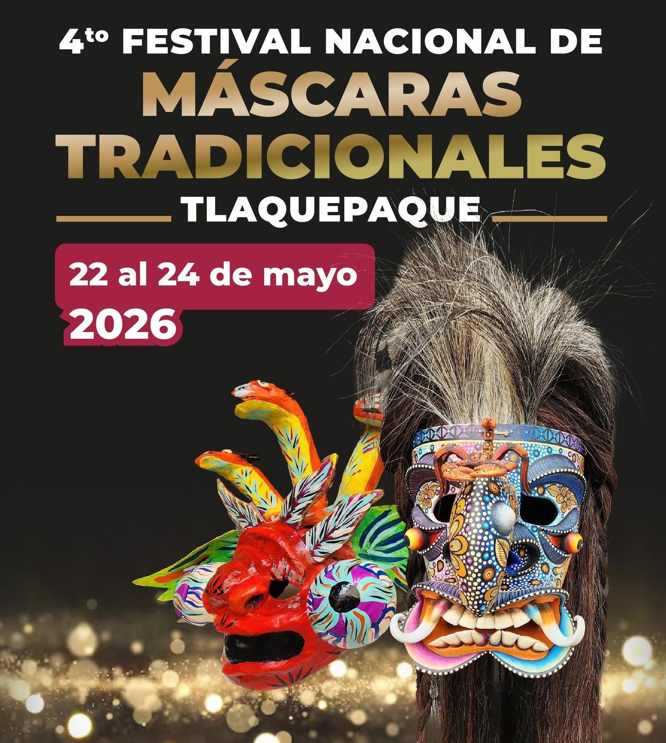 Del 22 al 24 de mayo, el corazón alfarero de Jalisco se convertirá en el epicentro de una de las expresiones más fascinantes de la cultura popular mexicana: el Cuarto Festival Nacional de Máscaras Tradicionales.